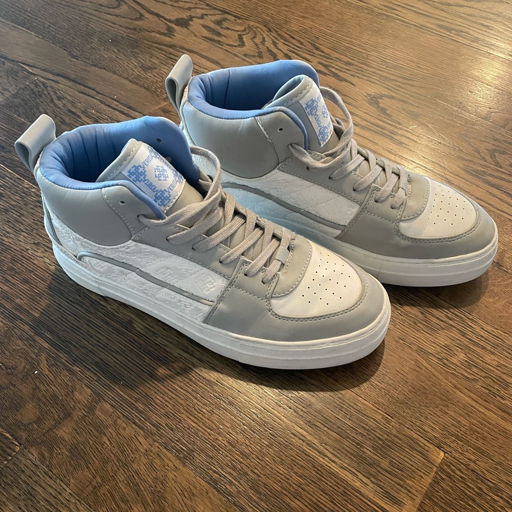 Blue and grey asos high top, size 9.